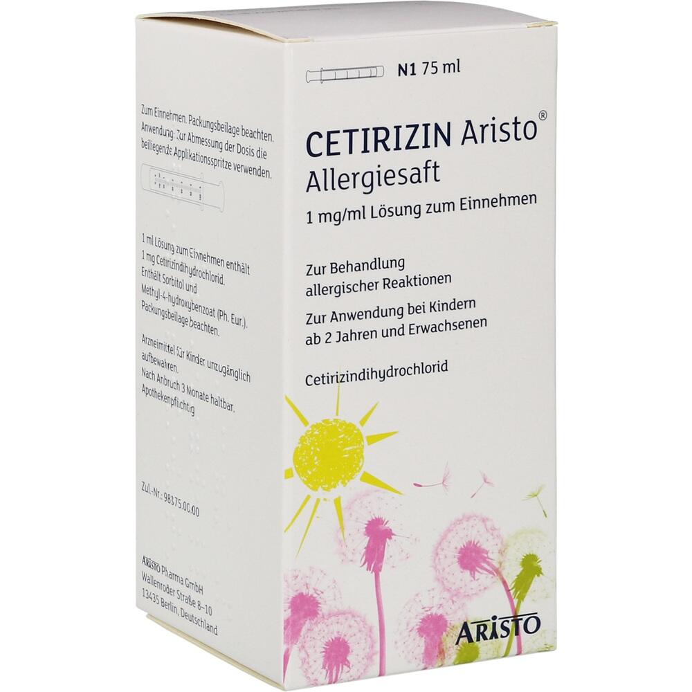 Cetirizin Aristo Allergiesaft 1 mg/ml