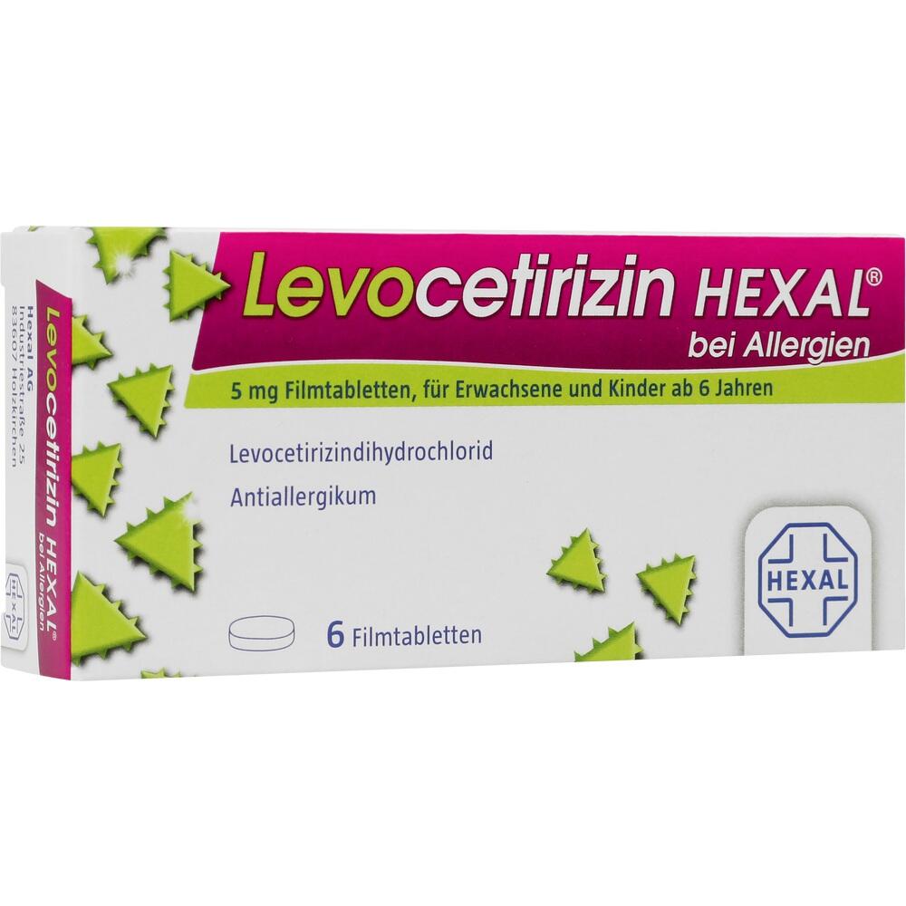 Levocetirizin HEXAL bei Allergien 5 mg