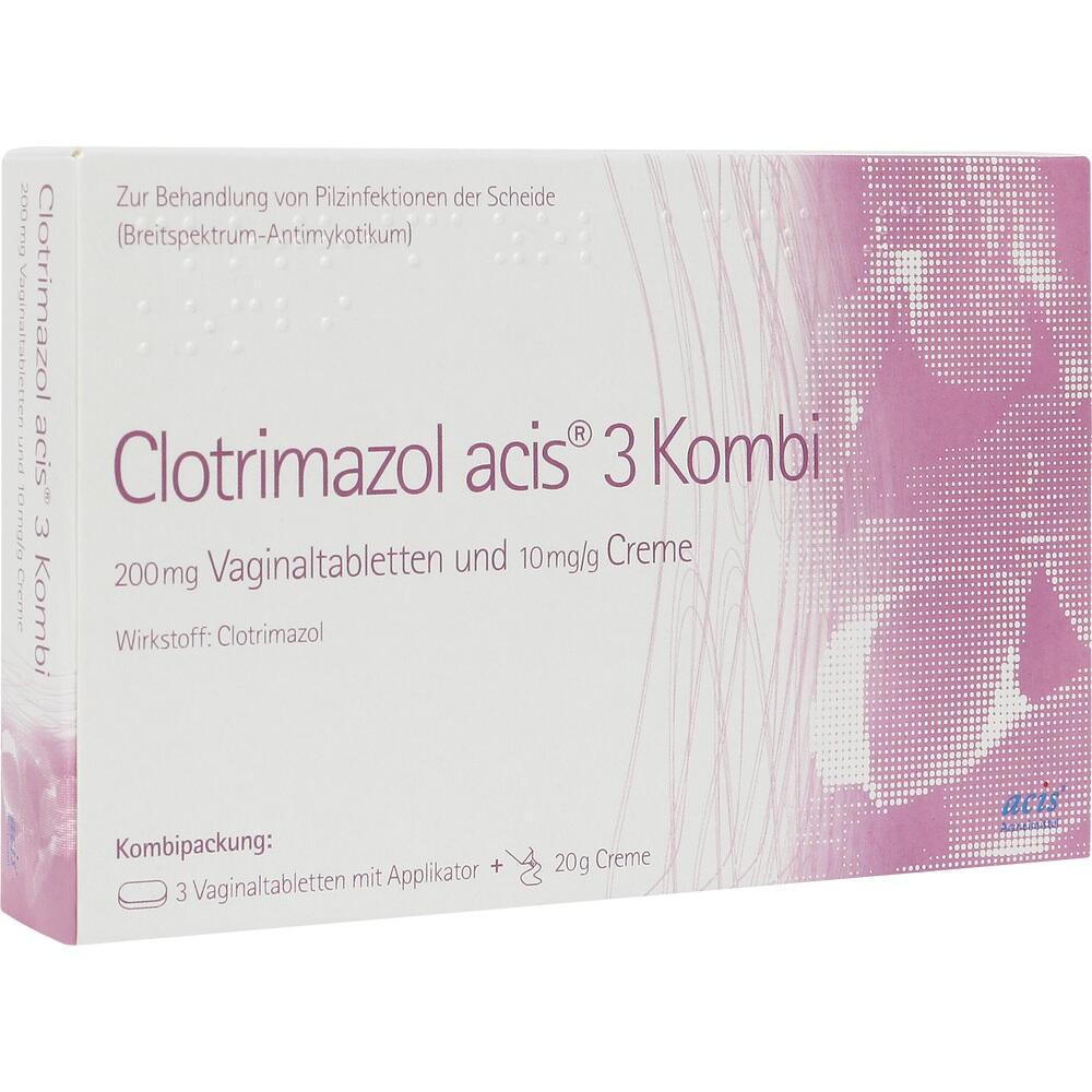 Clotrimazol acis 3 Kombi