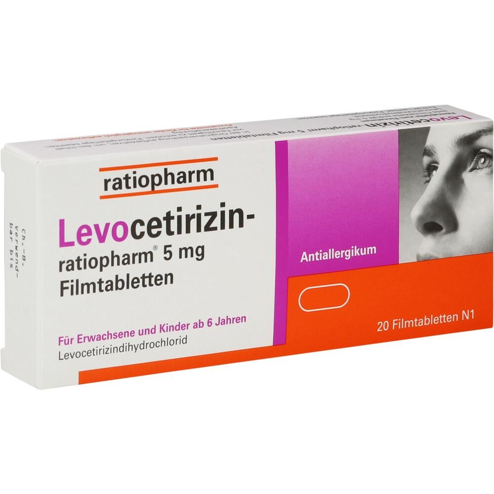Levocetirizin-ratiopharm 5 mg