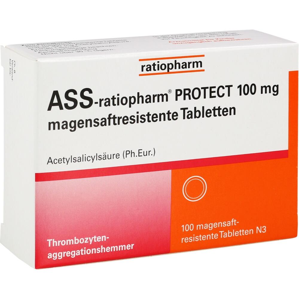 ASS-ratiopharm PROTECT 100 mg magensaftresistent