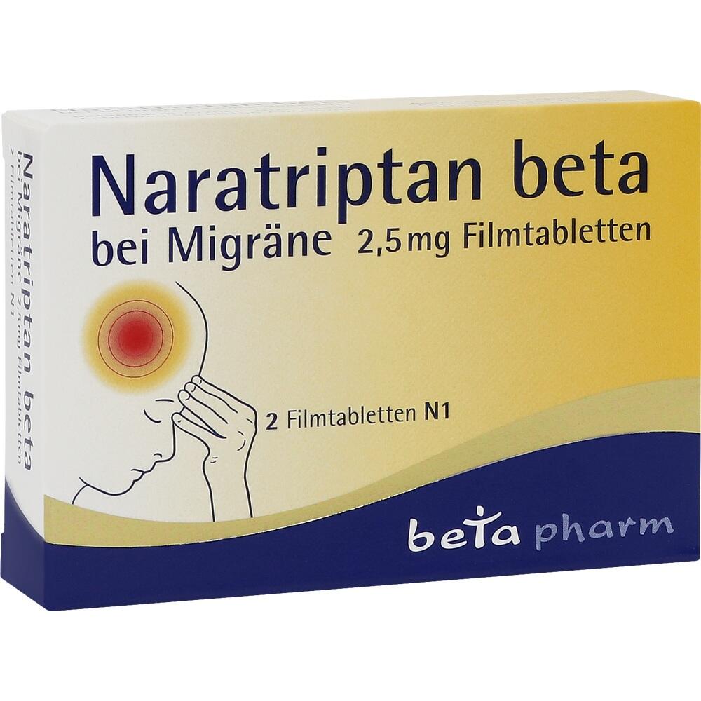 Naratriptan beta bei Migräne 2,5 mg