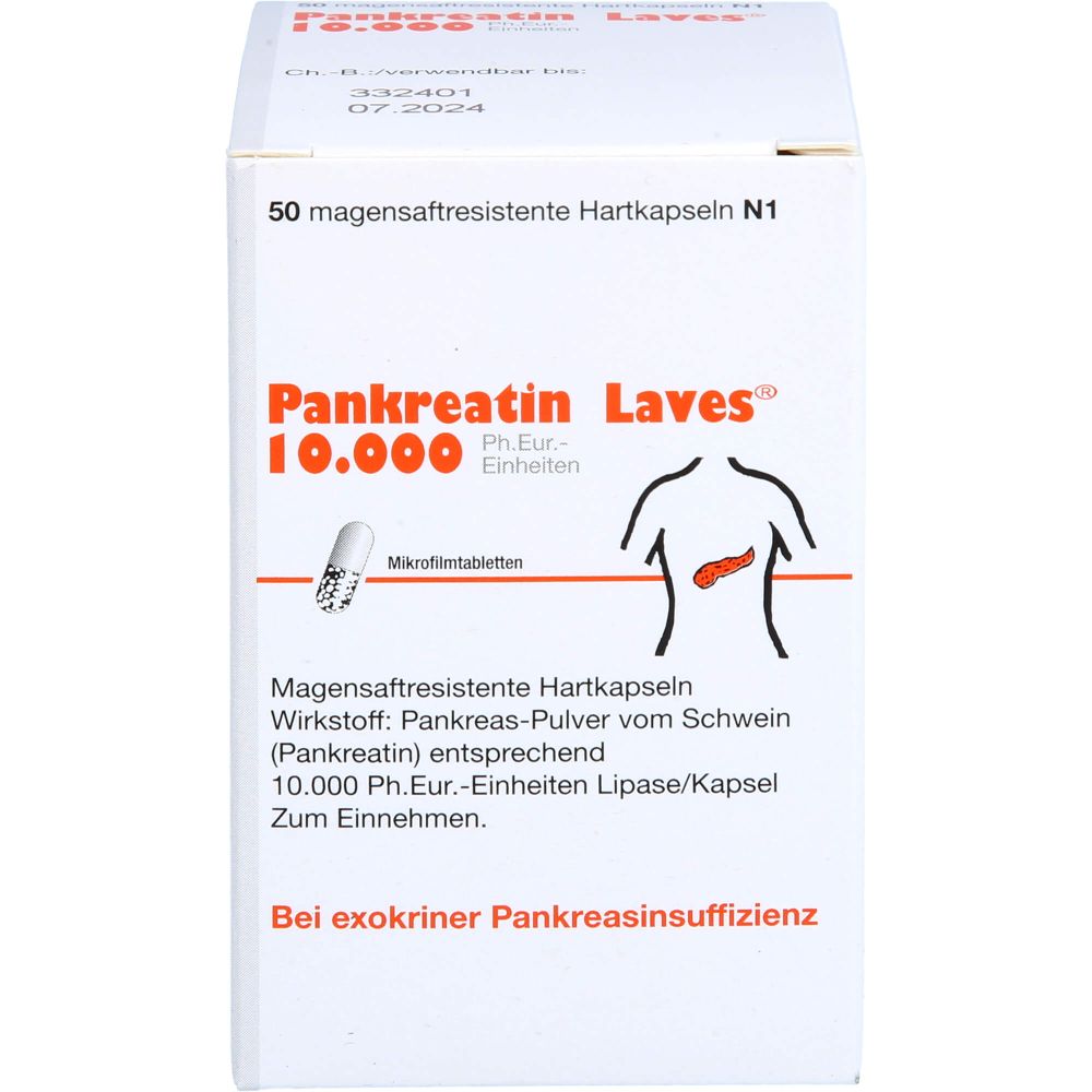 Pankreatin Laves 10000 Ph.Eur.-Einheiten