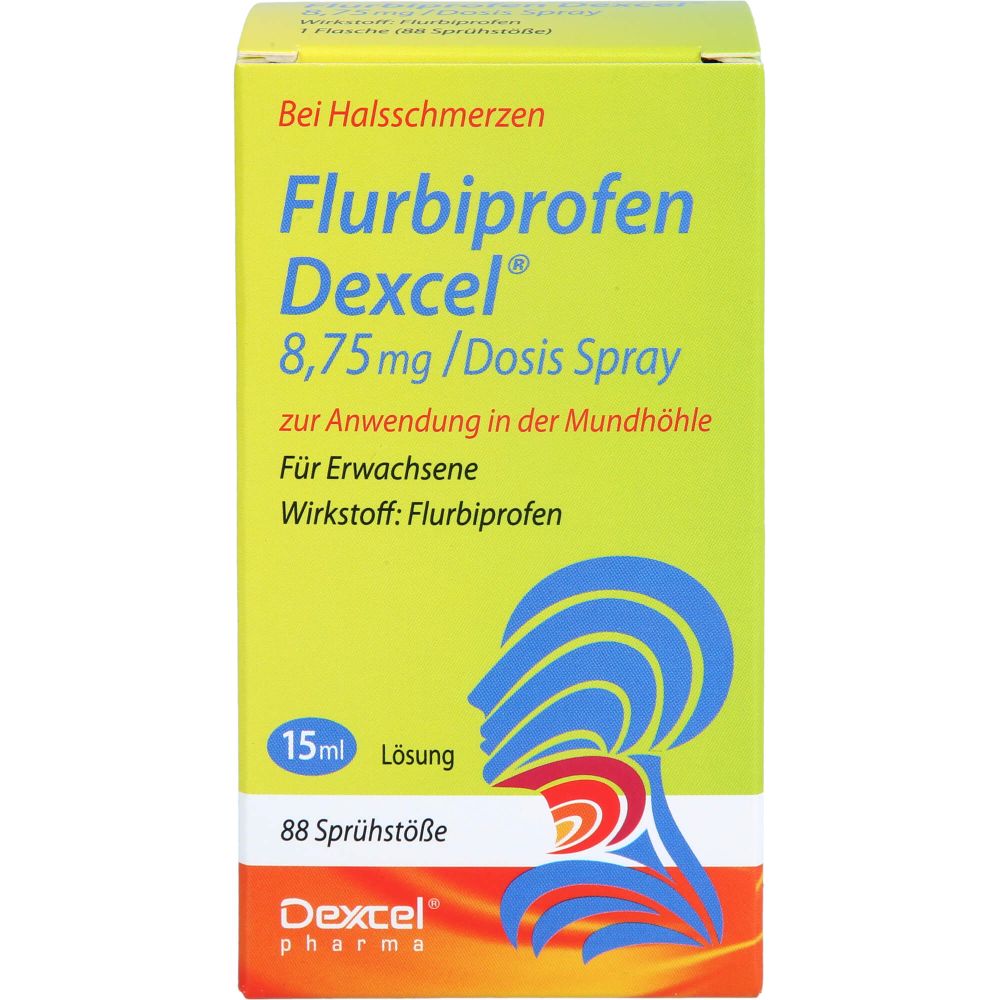 Flurbiprofen Dexcel 8,75 mg/Dosis Spray zur Anwendung in der Mundhöhle