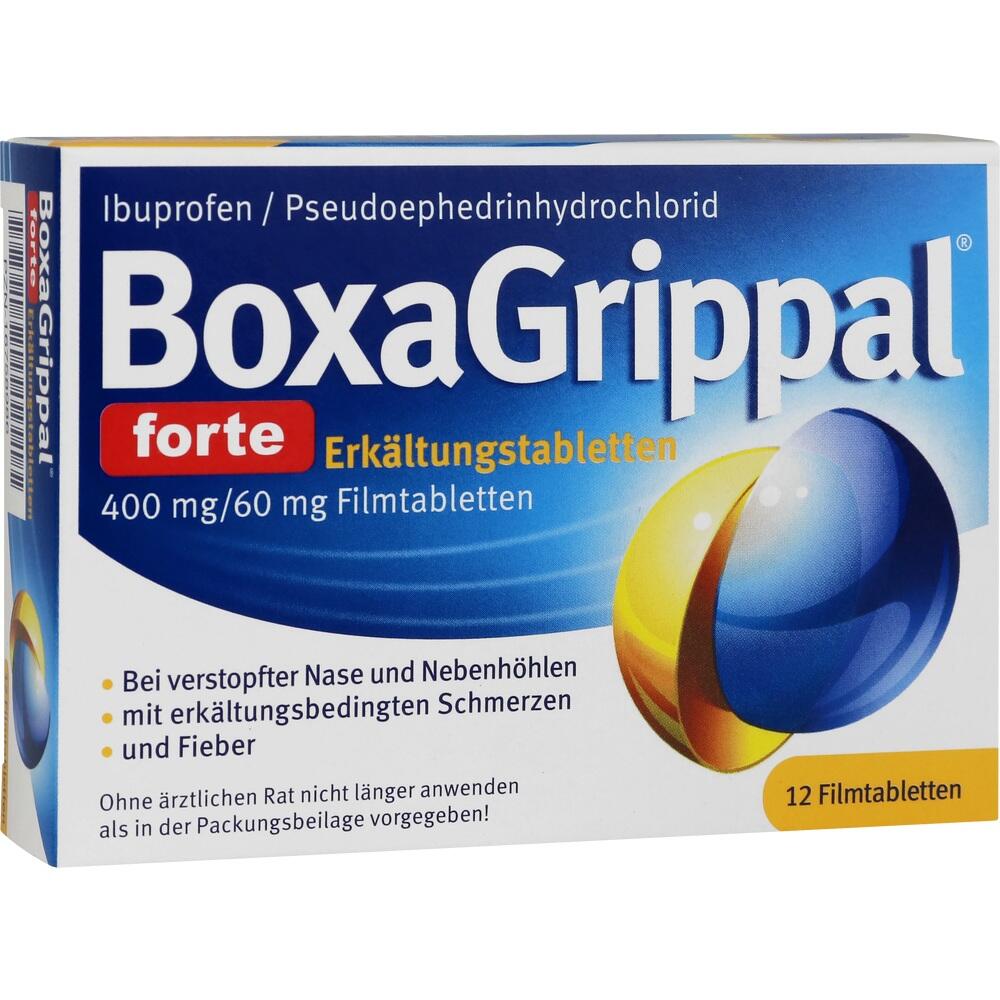 BoxaGrippal forte Erkältungstabletten 400 mg/60 mg