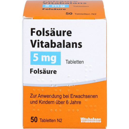 Folsäure Vitabalans 5 mg
