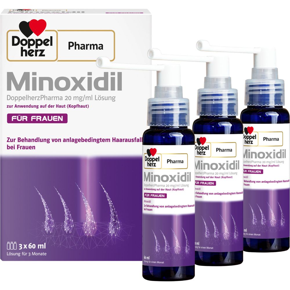 MINOXIDIL DoppelherzPharma 20 mg/ml Frauen