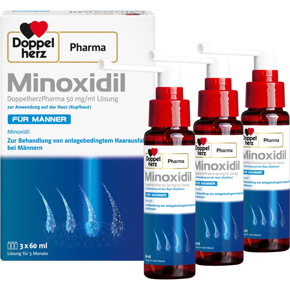 MINOXIDIL DoppelherzPharma 50 mg/ml Männer