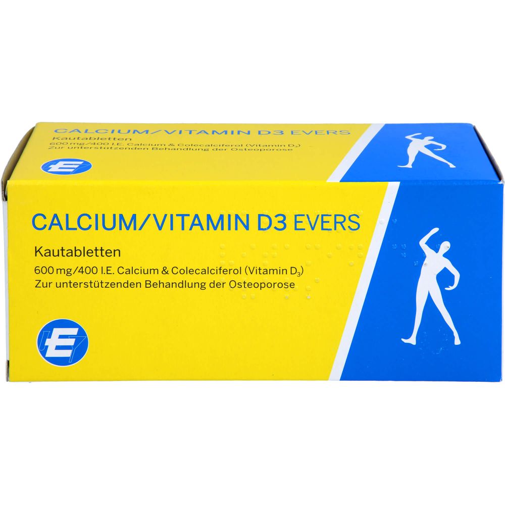 Calcium/Vitamin D3 Evers 600 mg/400 I.E.