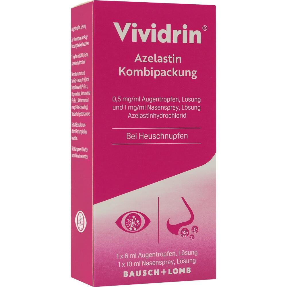 Vividrin Azelastin Kombipackung 0,5 mg/ml und 1 mg/ml