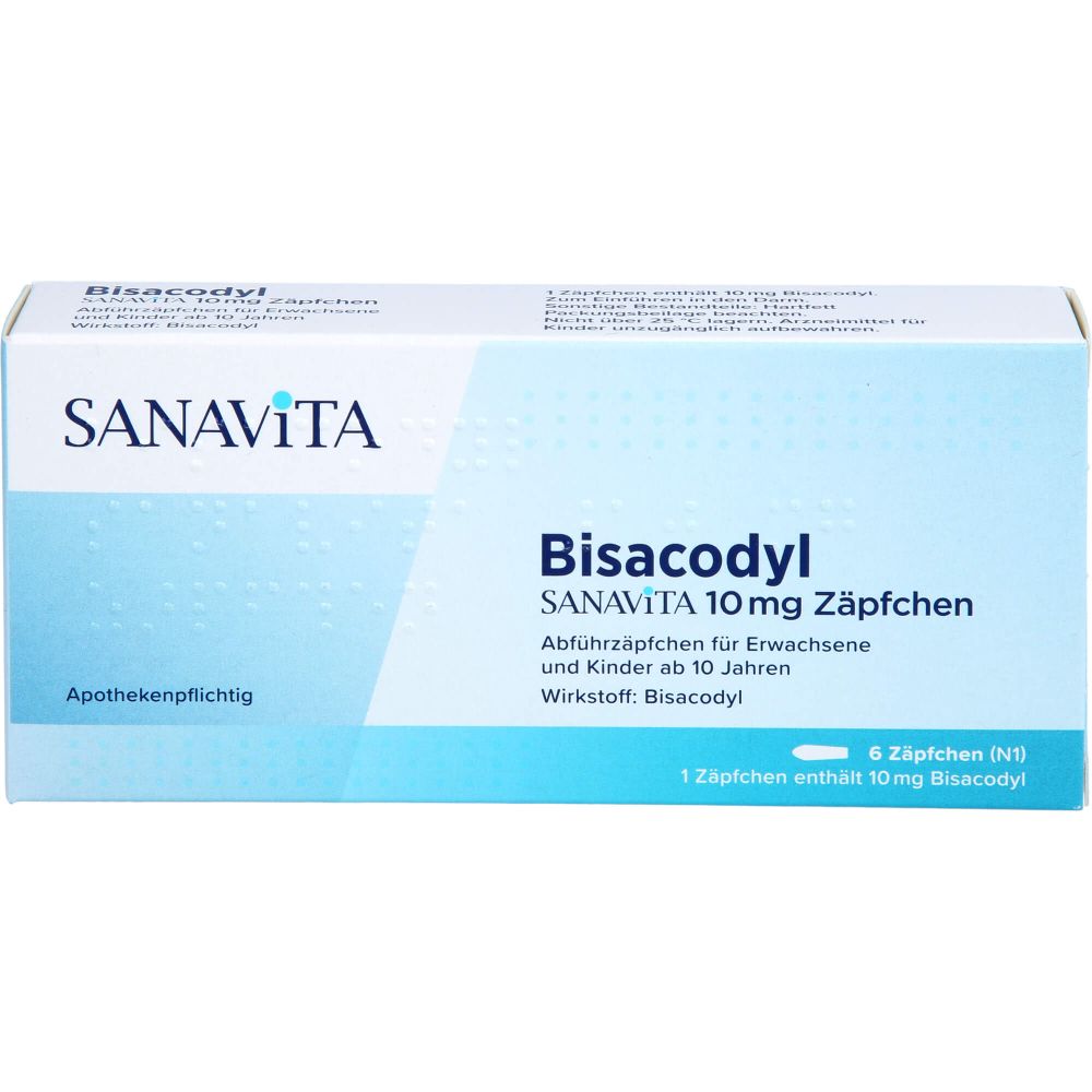 Bisacodyl Sanavita 10 mg