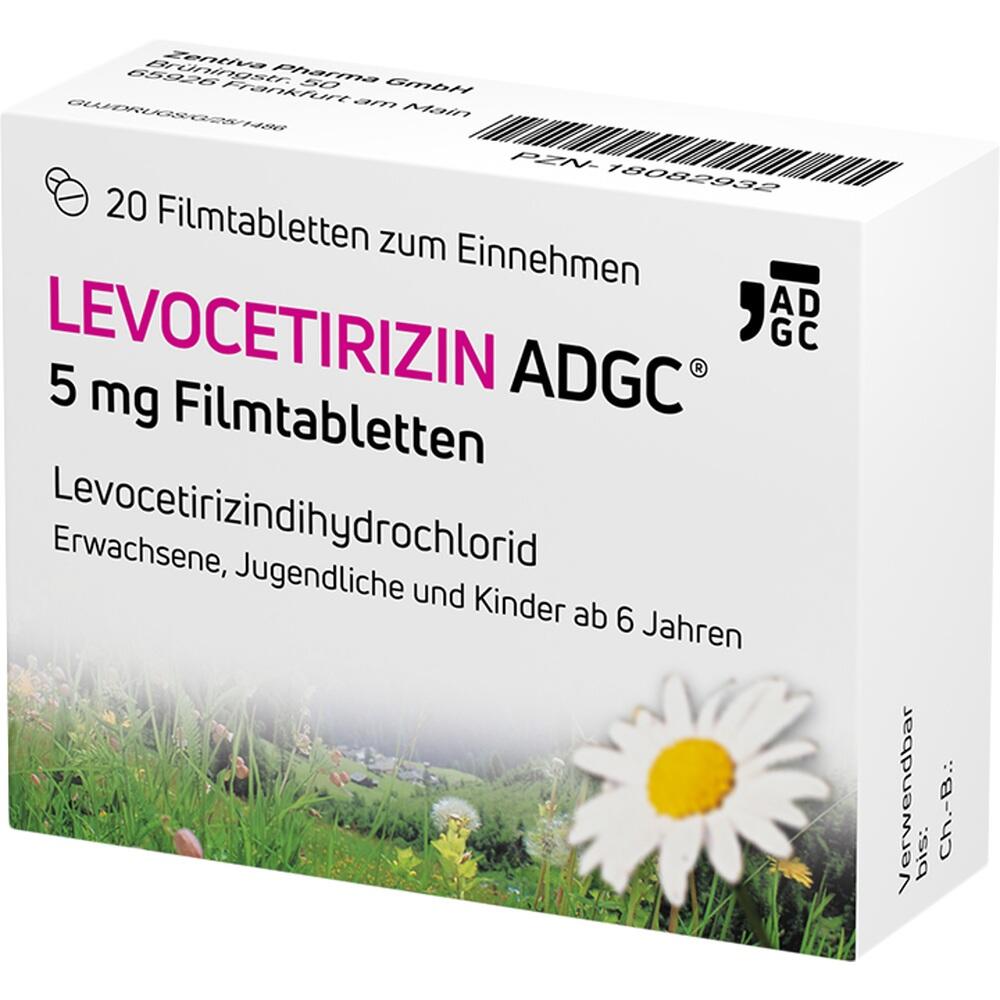 LEVOCETIRIZIN ADGC 5 mg