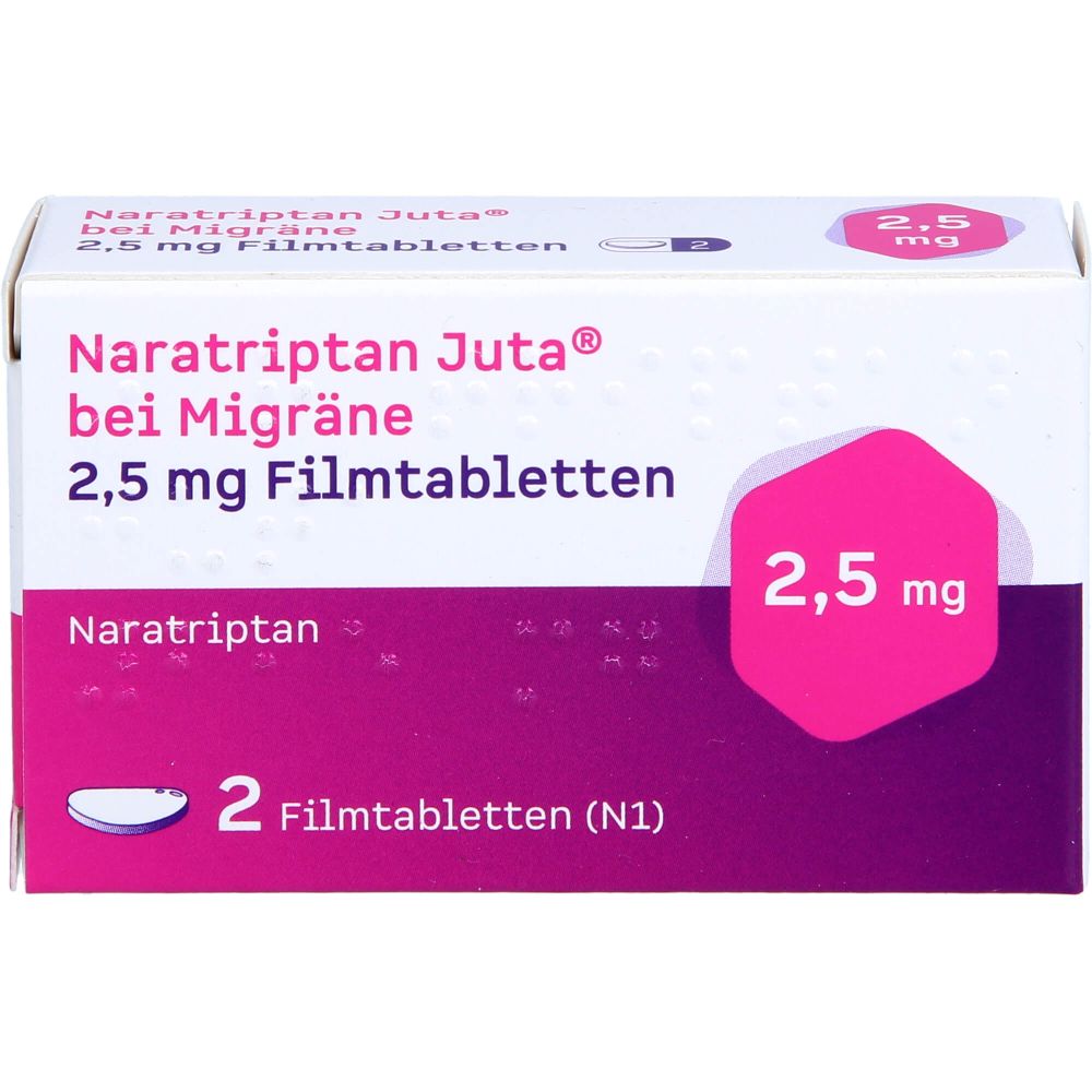 Naratriptan Juta bei Migräne 2,5 mg