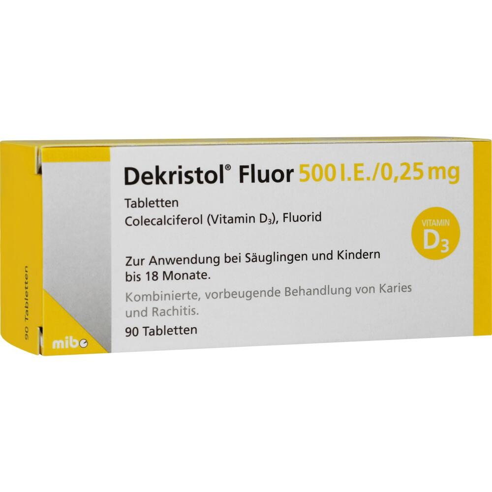 Dekristol Fluor 500 I.E./0,25 mg