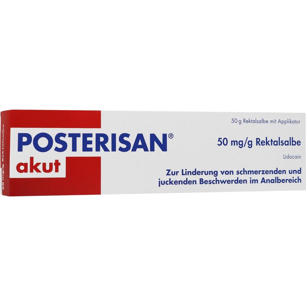 Posterisan akut 50 mg/g Rektalsalbe