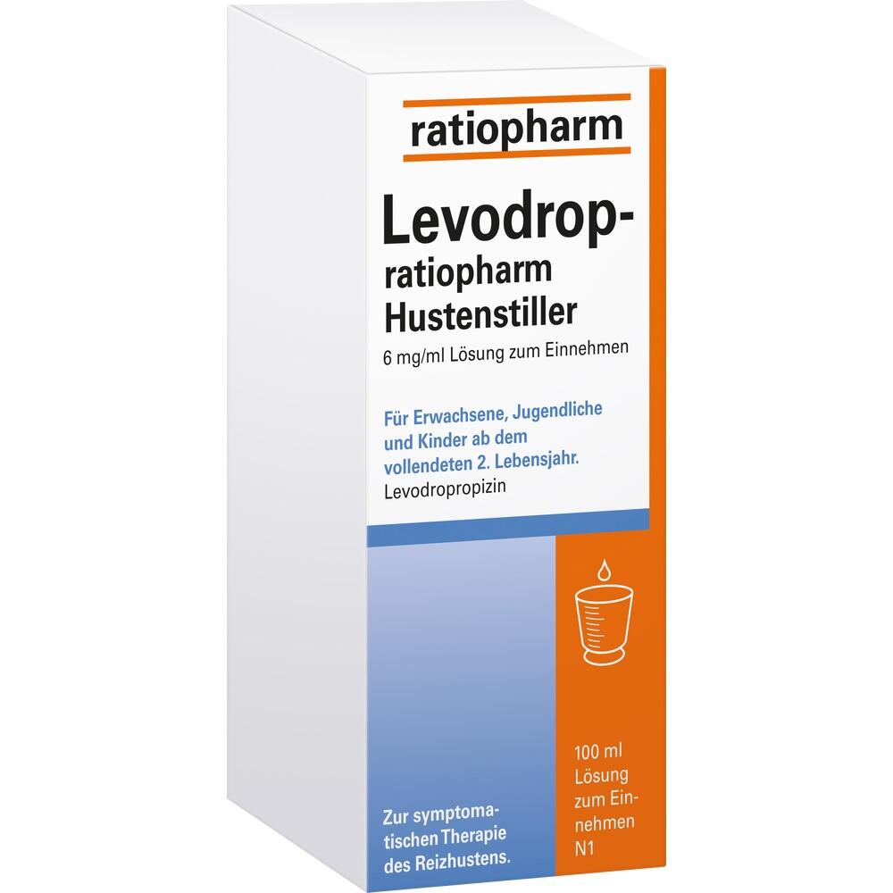 Levodrop-ratiopharm Hustenstiller 6 mg/ml Lösung zum Einnehmen