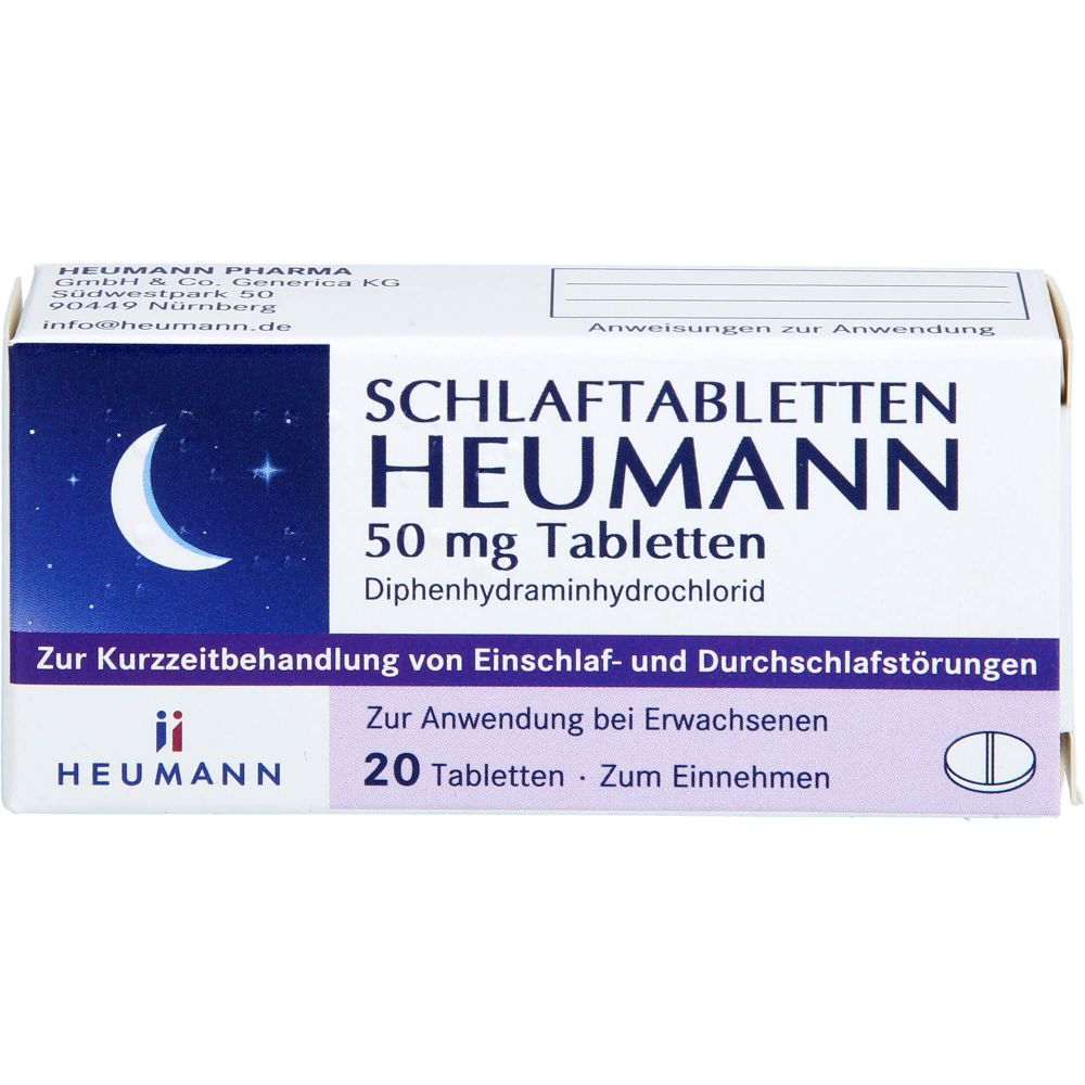 Schlaftabletten HEUMANN 50 mg