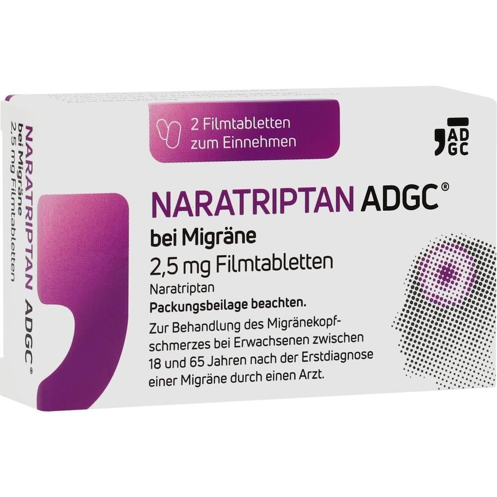 NARATRIPTAN ADGC bei Migräne 2,5 mg