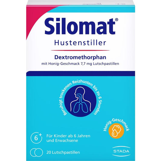Silomat Hustenstiller Dextromethorphan mit Honig-Geschmack 7,7 mg Lutschpastillen