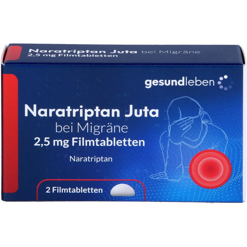 Naratriptan Juta bei Migräne 2,5 mg/gesundleben