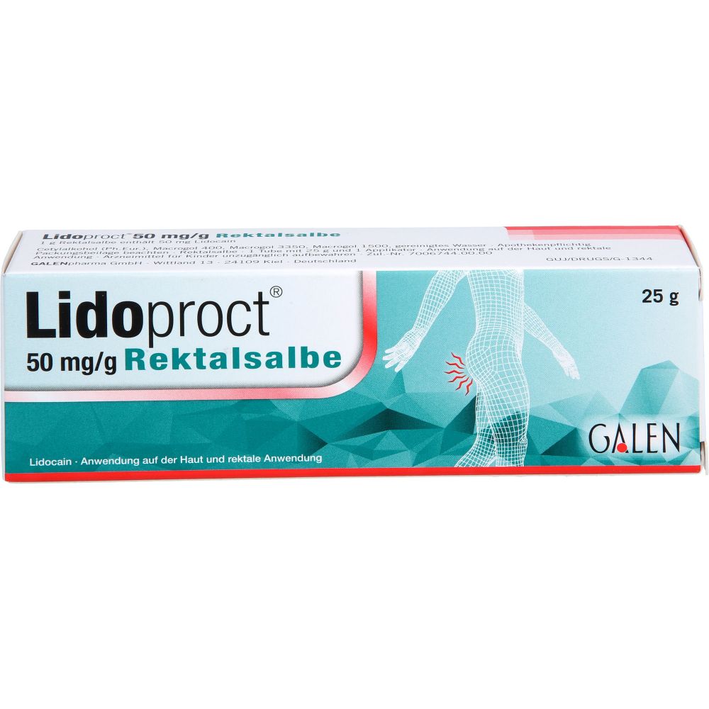 Lidoproct 50 mg/g Rektalsalbe