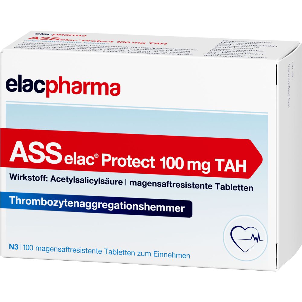 ASS elac Protect 100 mg TAH