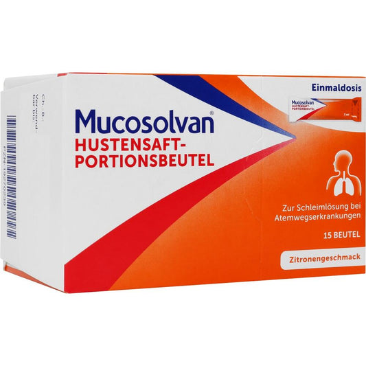Mucosolvan Hustensaft-Portionsbeutel