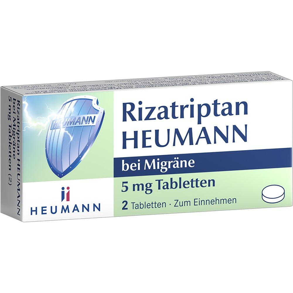 Rizatriptan HEUMANN bei Migräne 5 mg