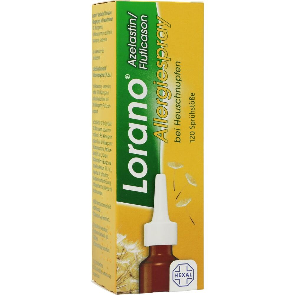 Lorano Azelastin/Fluticason Allergiespray bei Heuschnupfen