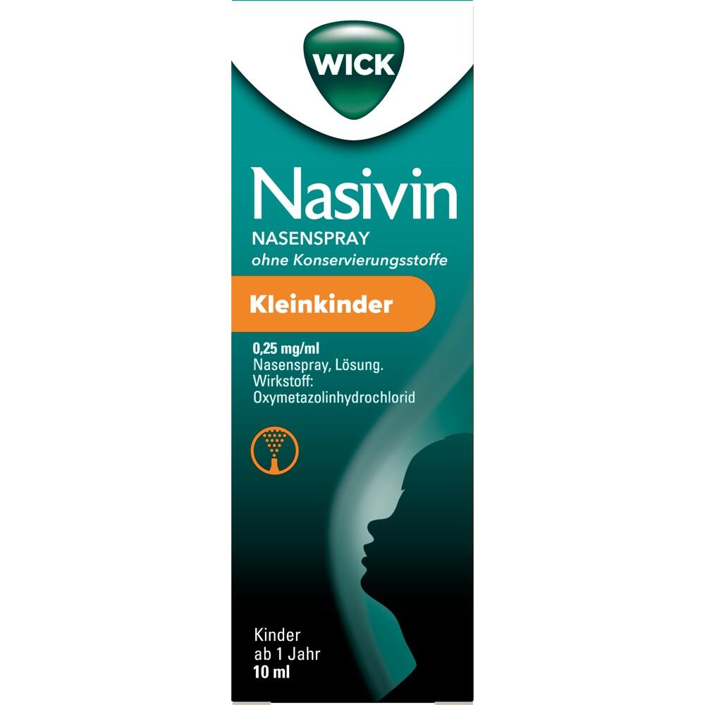 WICK Nasivin Nasenspray ohne Konservierungsstoffe Kleinkinder
