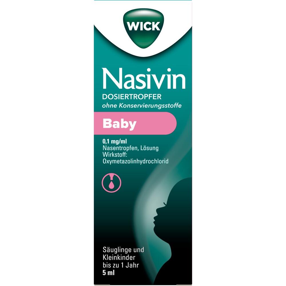 WICK Nasivin Dosiertropfer ohne Konservierungsstoffe Baby