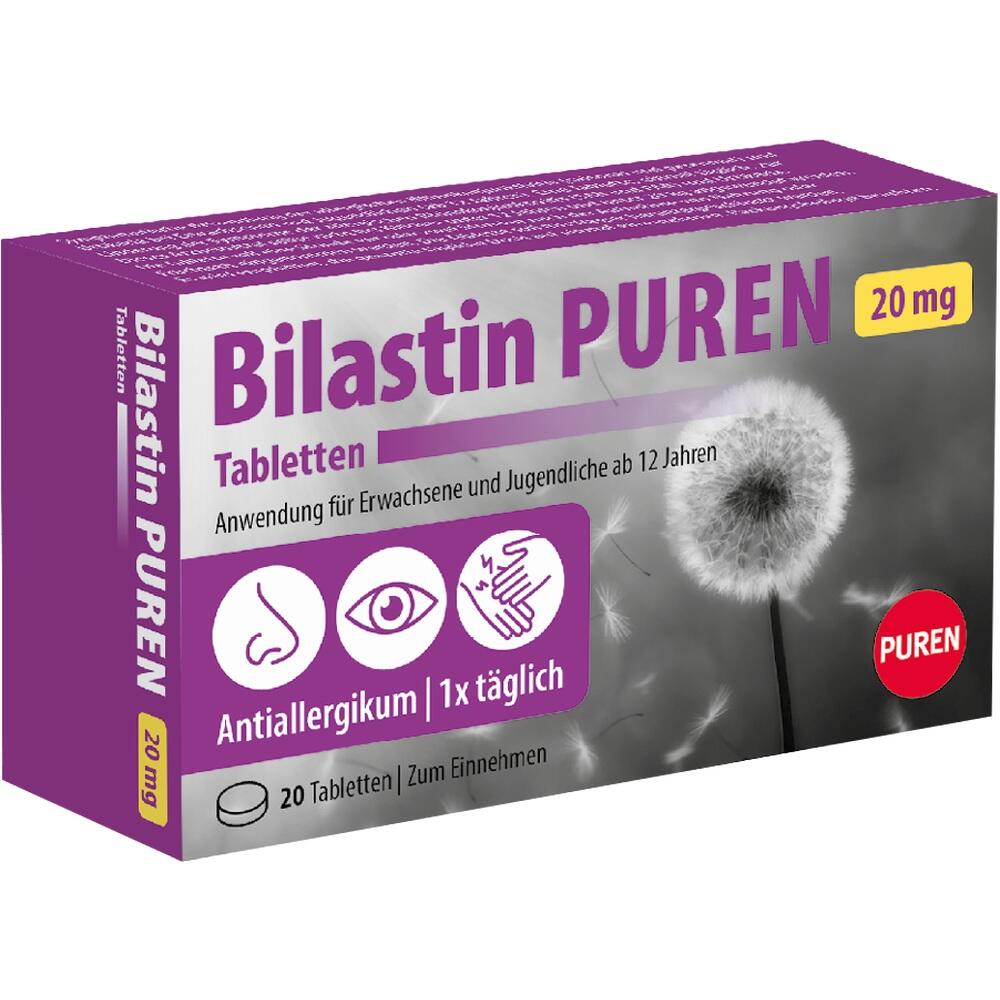 Bilastin PUREN 20 mg