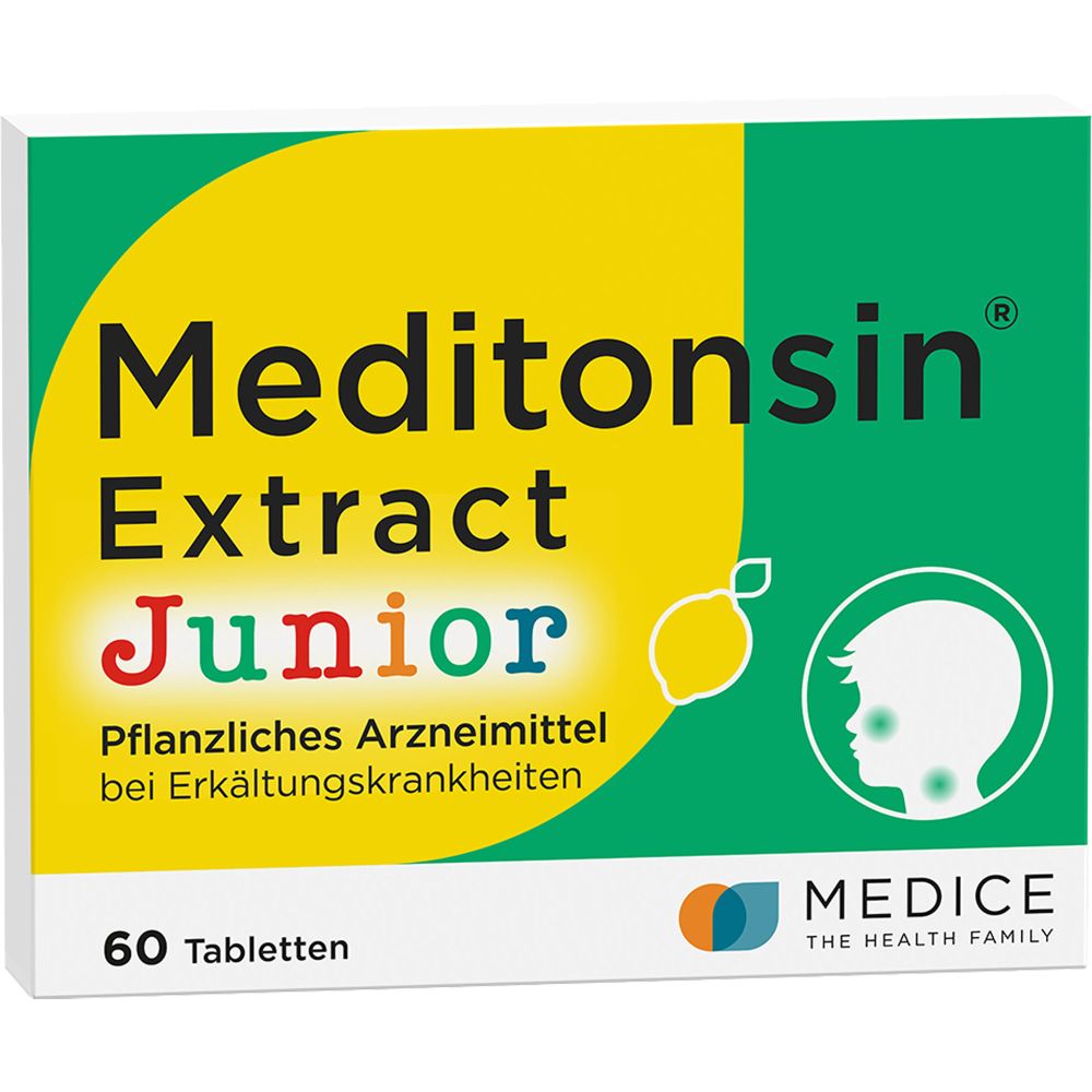 Meditonsin Extract Junior Pflanzliche Erkältungstabletten