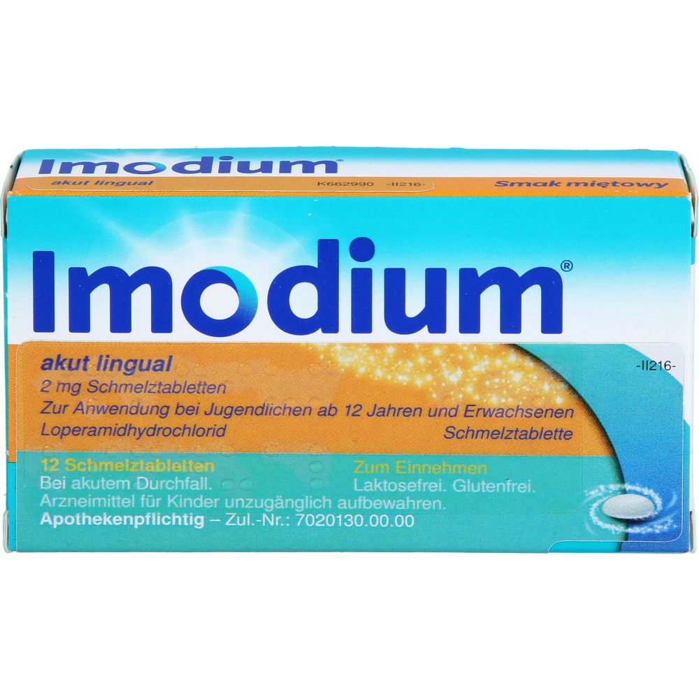 Imodium akut lingual