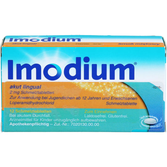 Imodium akut lingual