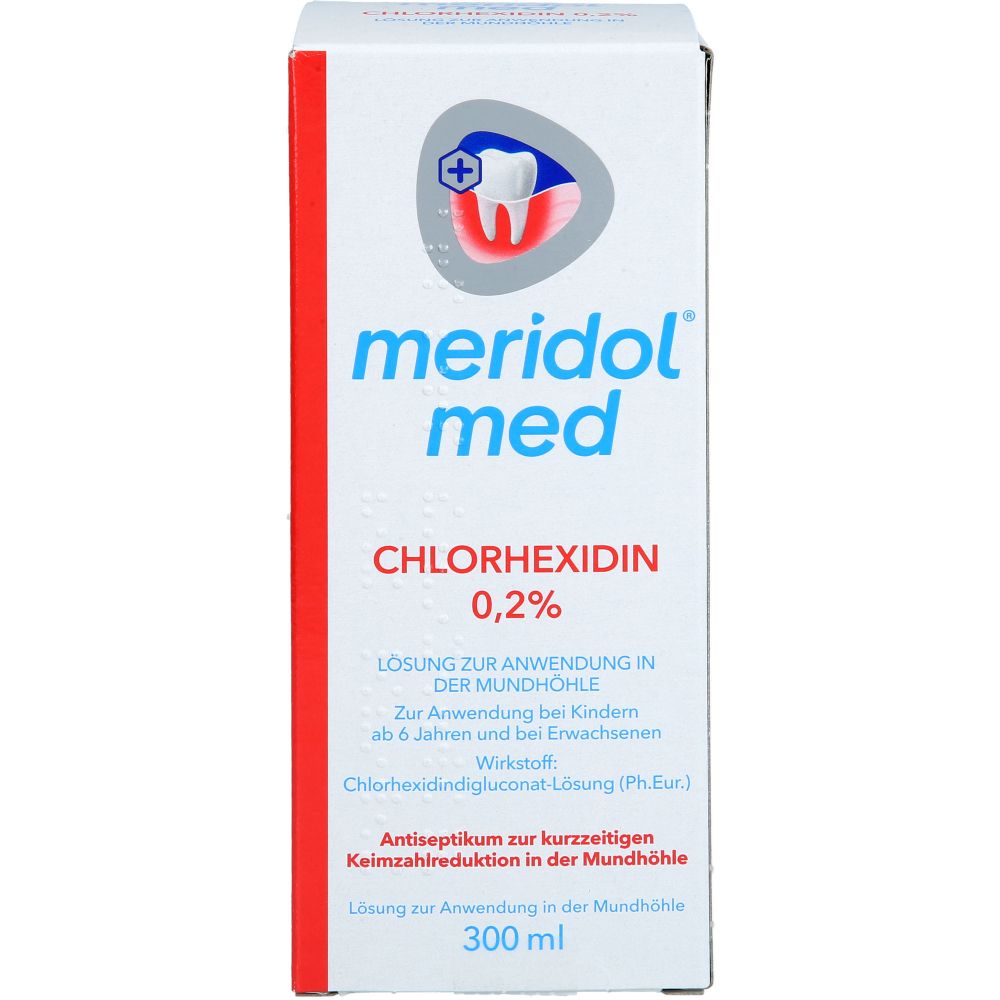 Meridol med Chlorhexidin 0,2 % Lösung zur Anwendung in der Mundhöhle