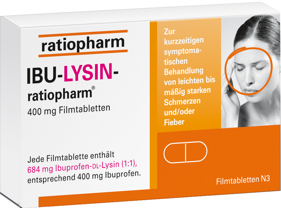 Ibu-Lysin ratiopharm 400 mg